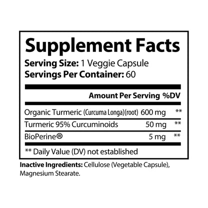 M·11 GOLDEN ROOT —Turmeric + BioPerine® (60 Capsules)