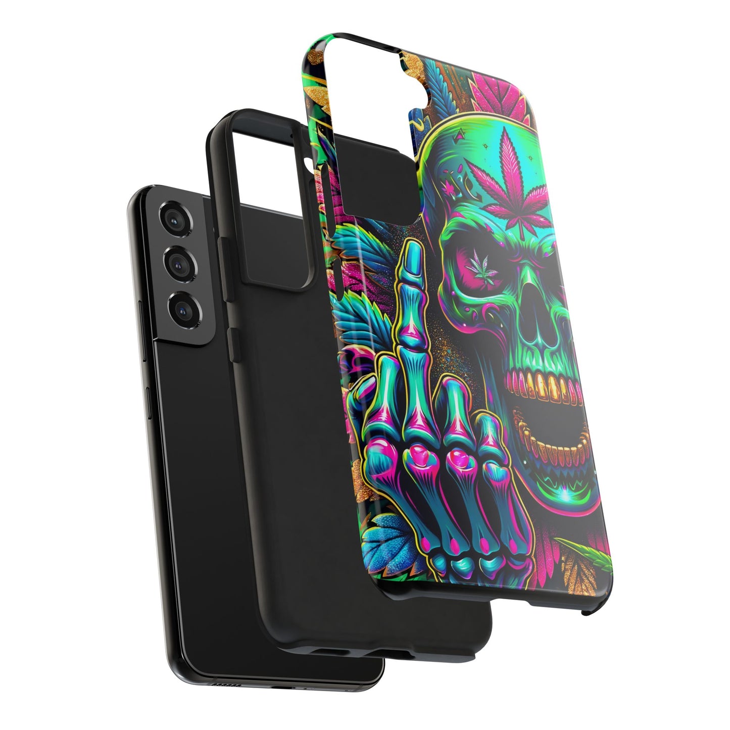 Neon Skull -Tough Phone Cases