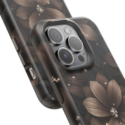 Phone Case - Floral Magnetic Impact-Resistant Case