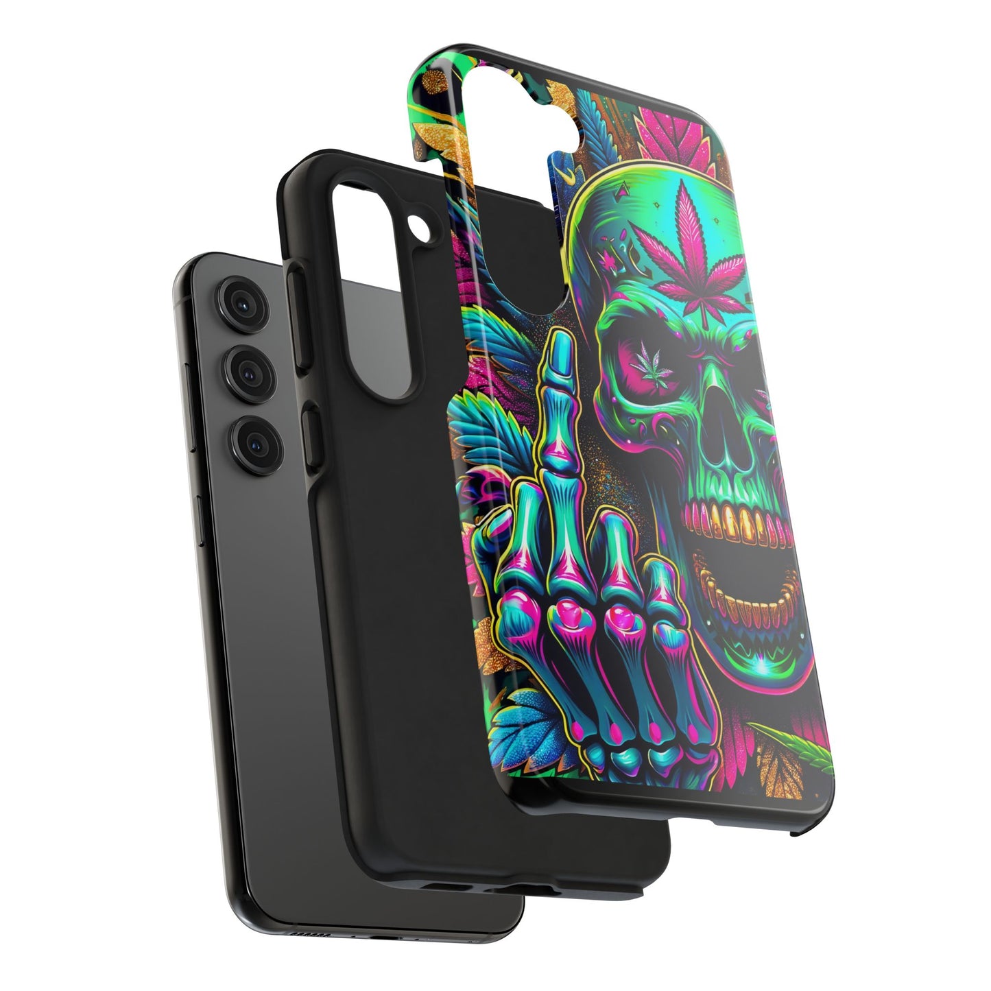 Neon Skull -Tough Phone Cases