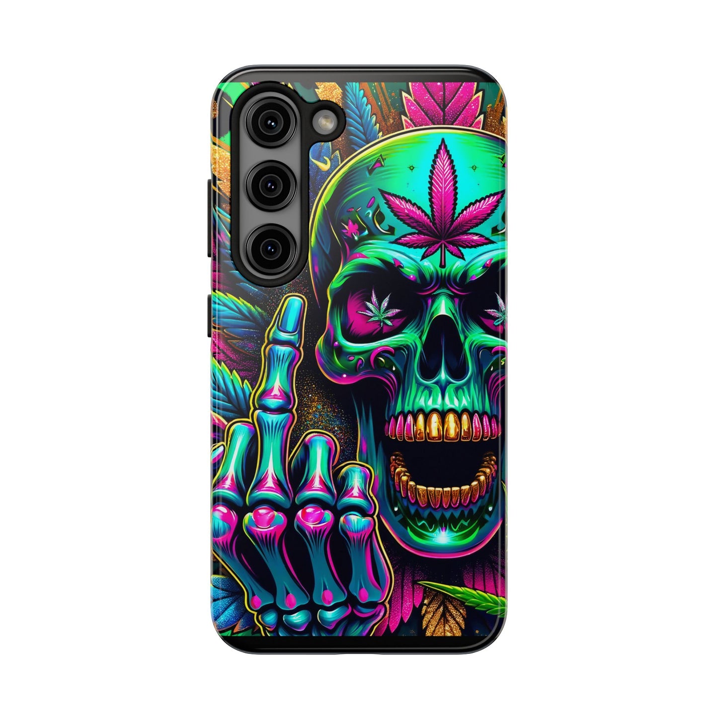 Neon Skull -Tough Phone Cases