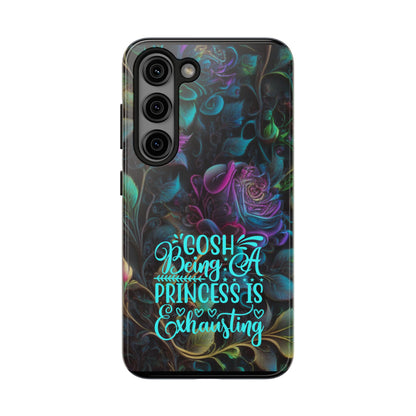 Whimsy Flower "Being a Princess is exhausting" -Tough Phone Cases for IPhone and Samsung - Inspired Collective Store