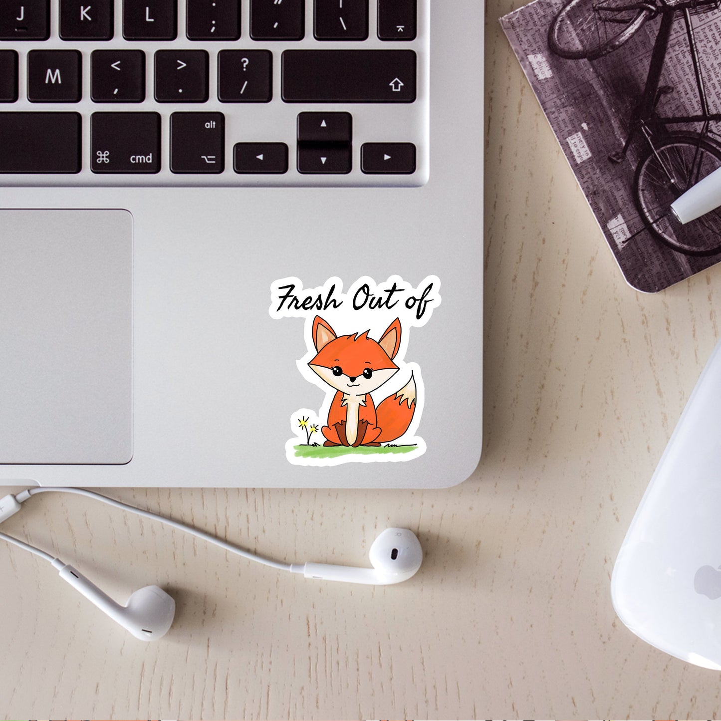 Fresh out of Fox Sticker