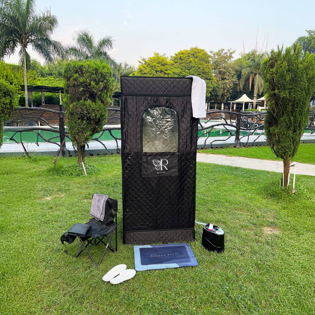 Portable Steam Sauna Box with Steamer